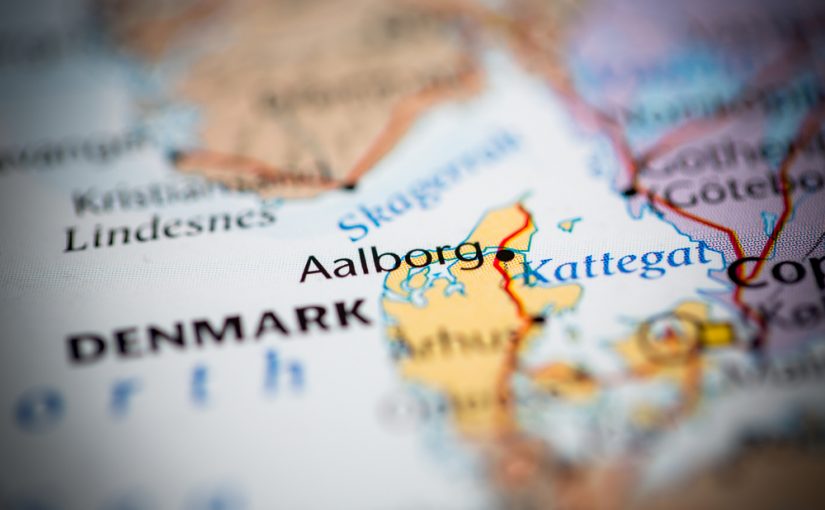 Aalborg på et Danmarkskort
