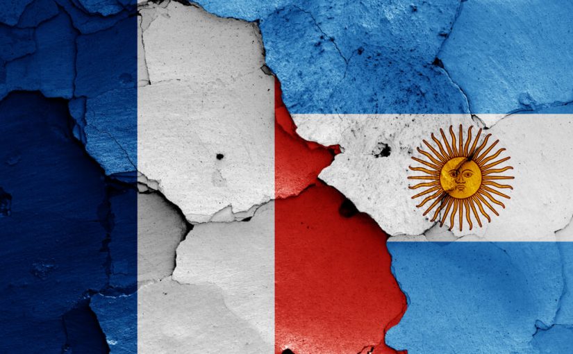 Fransk og argentinsk flag