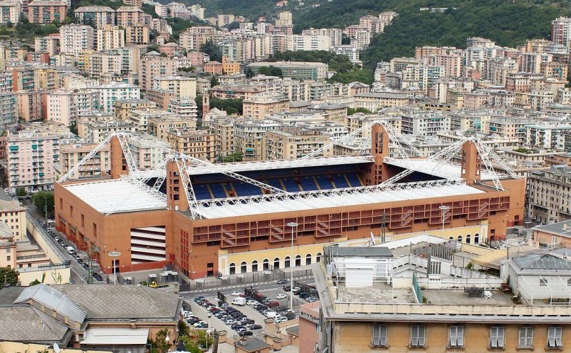 Hjemmebane for Serie A-klubben Genoa Stadio Luigi Ferraris