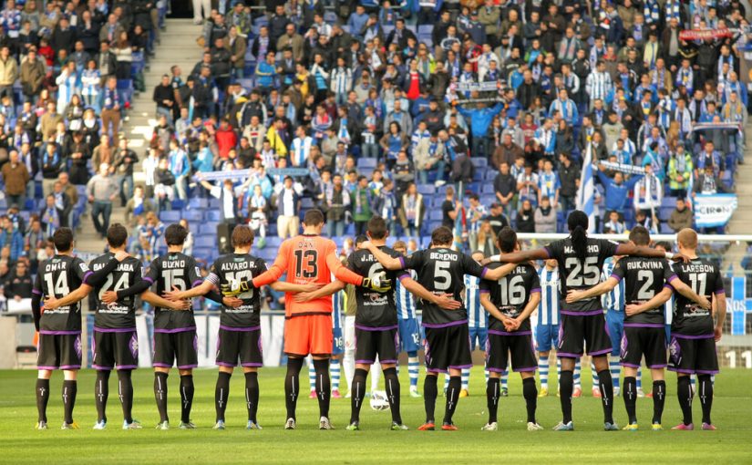 Valladolid holder et minuts stilhed